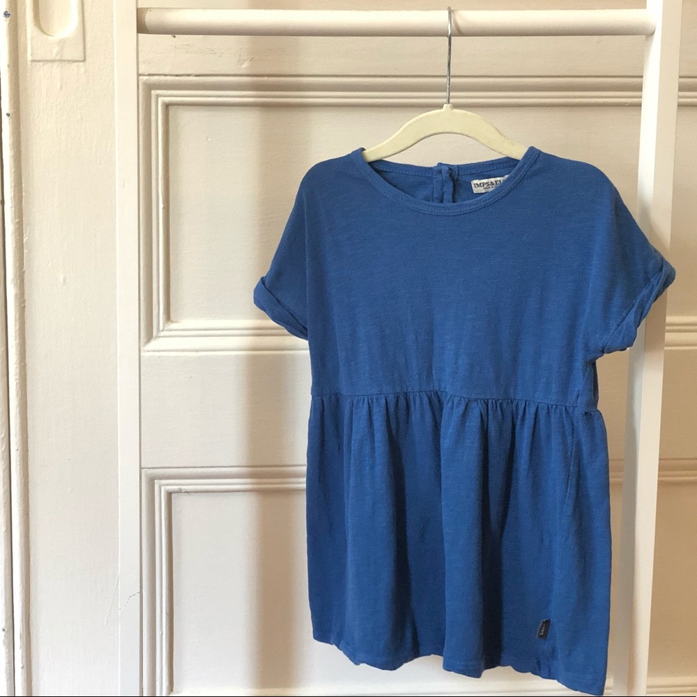 Imps & Elves organic cotton blue dress